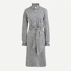 J. Crew Ruffleneck Shirtdress